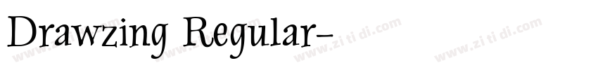Drawzing Regular字体转换